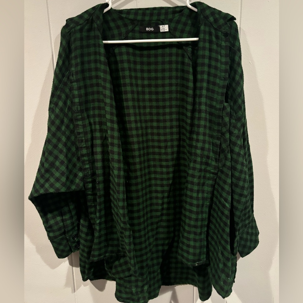 Green BDG Flannel